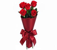 Букет 5 Красных роз Эдлесс Лав в Форносово