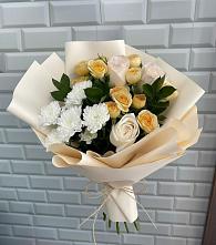 Букет цветов из:  Розы и Хризантемы в Форносово