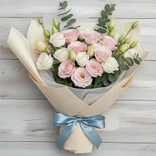 Букет цветов из:  Лизиантусы в Форносово