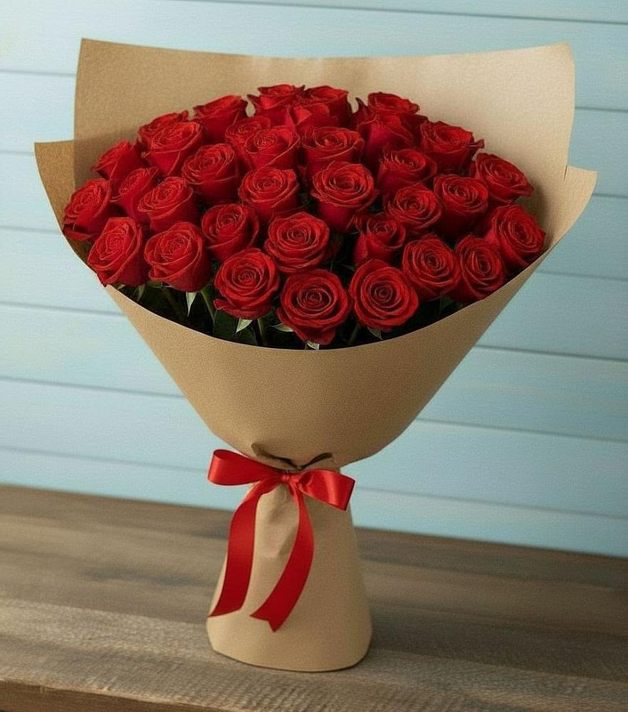 Букет Красные розы Милано в Форносово