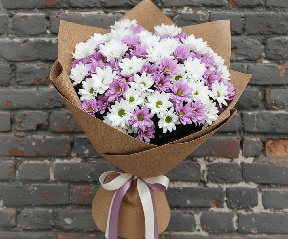 Букет цветов из: Хризантемы в Форносово