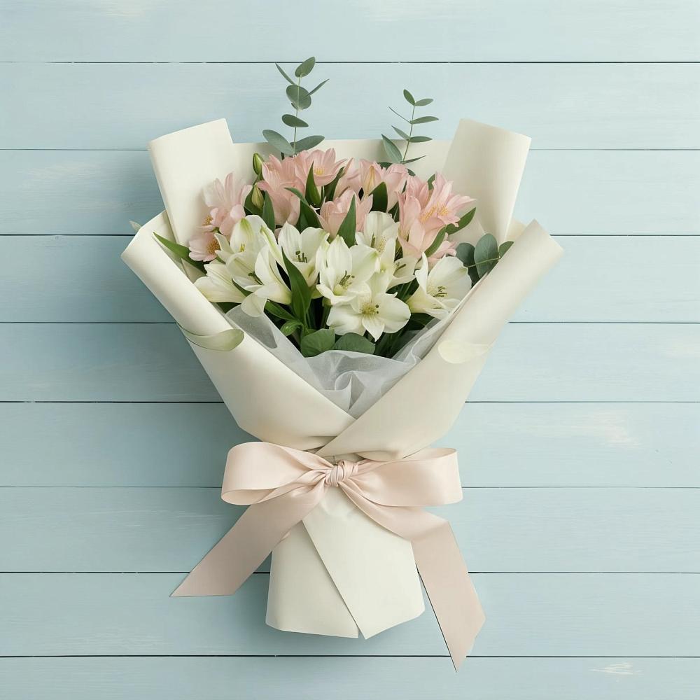 Букет цветов из: Альстромерии в Форносово