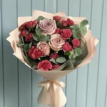 Букет цветов из:  Гвоздики и Розы #REPLACE_PRED# Форносово