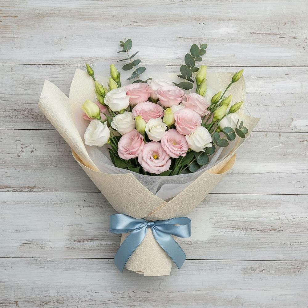 Букет цветов из: Лизиантусы в Форносово